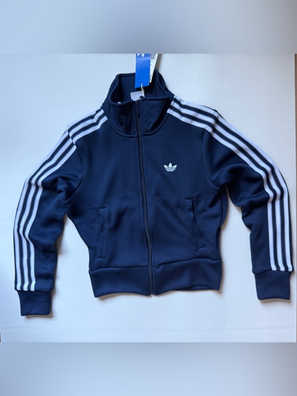 Adidas Originals [XS] Firebird Knit Track Jacket Navy JY2614 - Picture 3 of 14